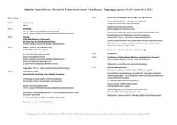 Digitaler Journalismus: Disruptive Praxis eines neuen Paradigmas