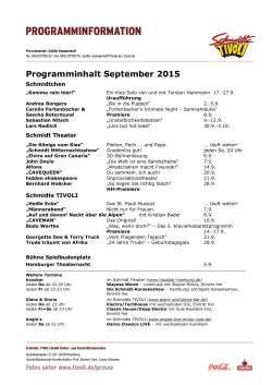 Schmidt Programm Sept 2015