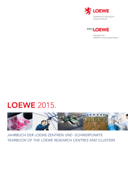 LOEWE 2015. Jahrbuch der LOEWE-Zentren und