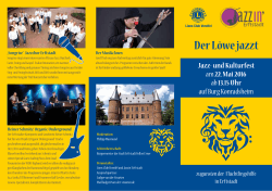 Der Löwe jazzt - Burg Konradsheim