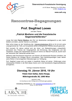Prof. Siegfried Loewe