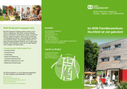 Im SOS-Familienzentrum Hochfeld ist viel geboten! - SOS