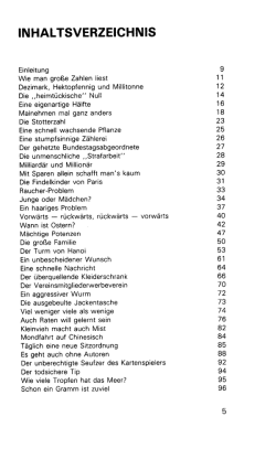 inhaltsverzeichnis