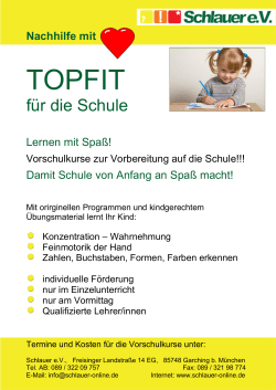 TOPFIT - Schlauer eV