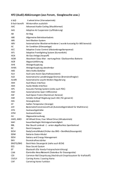 (Audi)-Abk&uuml;rzungen - Motor-Talk