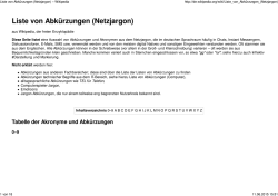 Liste von Abk&uuml;rzungen (Netzjargon)