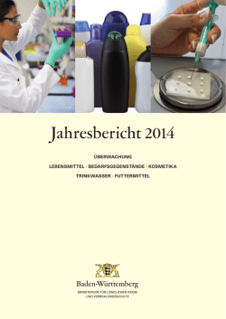 Jahresbericht 2014 - Ministerium f&uuml;r L&auml;ndlichen Raum und