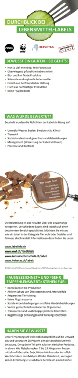 durchblick bei lebensmittel-labels