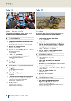 Inhalt - Europ&auml;ische Sicherheit & Technik