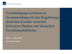 Präsentation Dr. Randt, Flick Gocke Schaumburg (PDF 55 KB)