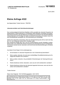Jobcenterverhalten nach Gerichtsentscheidungen
