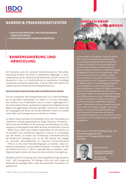 EINFACH mEHR ALS &Auml;PFEL UND bIRNEN bANkEN