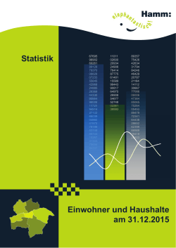 Einwohner und Haushalte 2015