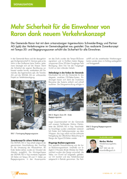 Mehr Sicherheit f&uuml;r die Einwohner von Raron dank neuem