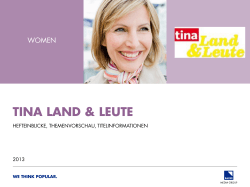 tina land & leute - Bauer Advertising