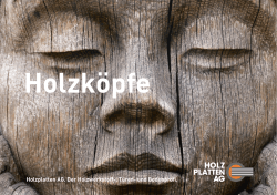 Holzköpfe - Holzplatten AG