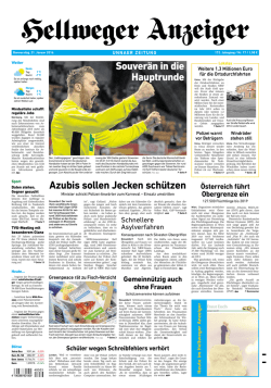 Donnerstag, 21. Januar 2016