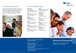 Infoflyer Ehrenamt - Gewerkschaften
