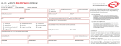 GPF-Mitgliedsanmeldung Formular Folder