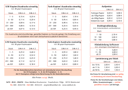 S/W Kopien/Ausdrucke einseitig Farb-Kopien