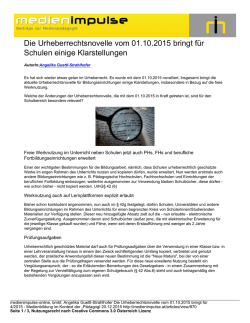 Drucken - Medienimpulse