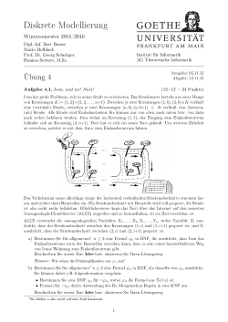 Blatt 4 - Professur für Theoretische Informatik