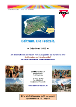 Info-Brief 2015 - Baltrum