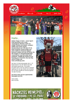 Den neusten Füchsleclub-Newsletter kannst Du dir hier herunterladen.