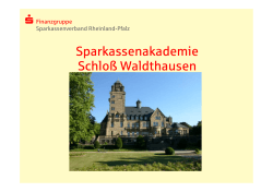 Sparkassenakademie Schloß Waldthausen