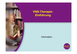 VNS-Therapie: Einführung