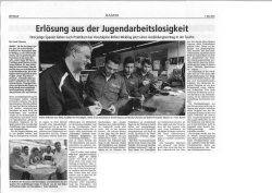 Erlösung aus der Jugendarbeitslosigkeit