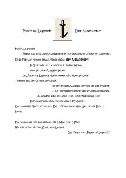 Infobrief Newsletter