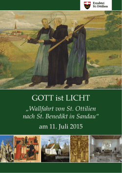 GOTT ist LICHT - Erzabtei St. Ottilien