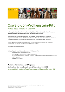 Oswald-von-Wolkenstein-Ritt