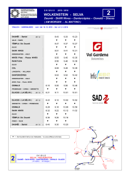 linea 2 "Daunei - Nives - Dantercepies - Oswald