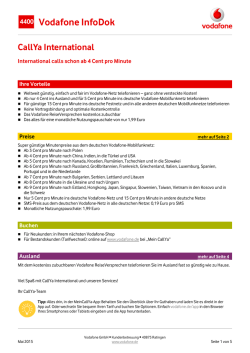 InfoDok 4400: CallYa International
