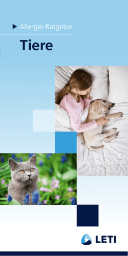Patientenbroschüre - Tierallergien - Allergologie