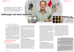 Hoffnungen auf einen Goldtreffer