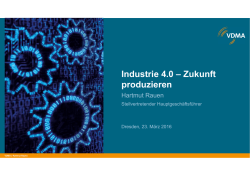 Industrie 4.0 &ndash; Zukunft produzieren