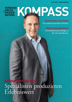 Spezialisten produzieren Erlebniswert