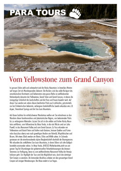Vom Yellowstone zum Grand Canyon