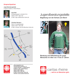 Jugendberatungsstelle - Caritasverband Rheine eV