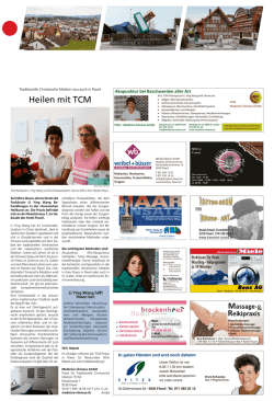 Heilen mit TCM