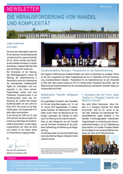 newsletter - Die Herausforderung von Wandel und Komplexität