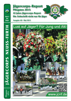2015 Pfingsten Ausgabe - Jägercorps Neuss