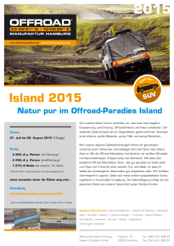 Island 2015 - Offroad Manufaktur Hamburg