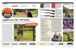 Jagdparcours &uuml;ber 100 Tauben