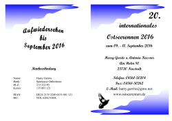 Informationen 2016 - Internationales Ostseerennen