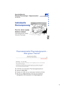 Individuelle Dosisanpassung