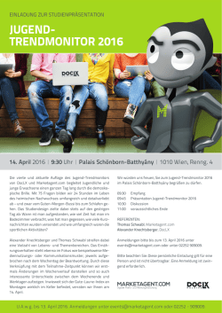 jugend- trendmonitor 2016